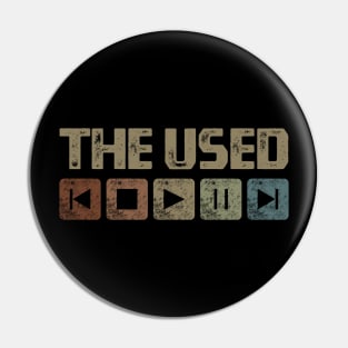 The Used Control Button Pin