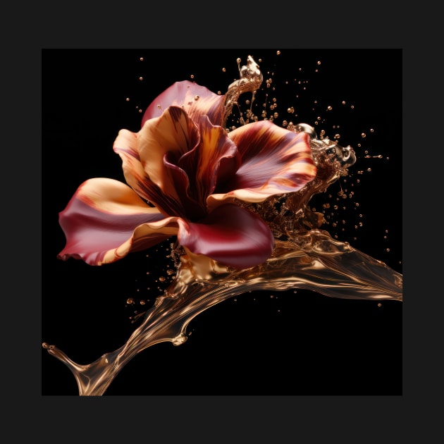 Fluid Blossom Art 3D Digital Art by star trek fanart and more