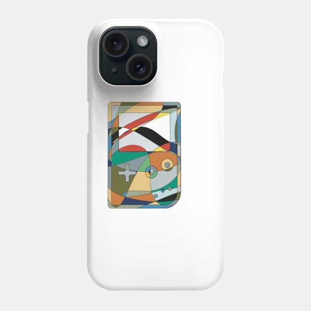 Handheld Console 4 Phone Case by Abstract Scribbler