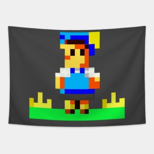 Cartoon drawing pixel Tapestry