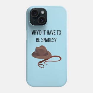 Why'd it have to be snakes? Phone Case