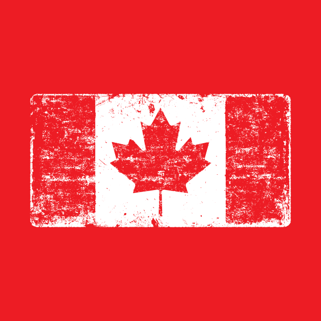 Grunge Canadian flag by StefanAlfonso