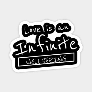 Infinite Love, Valentine's Day, Anniversary Magnet