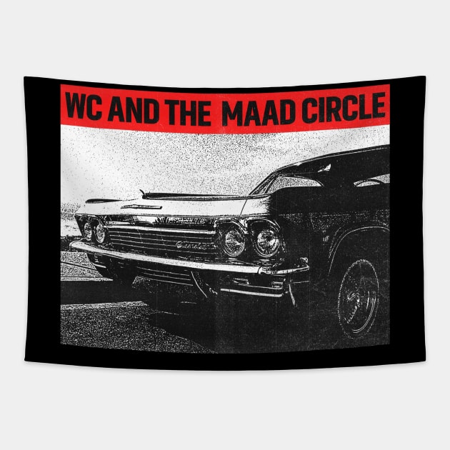 Wc And The Maad Circle Tapestry by Ezahazami