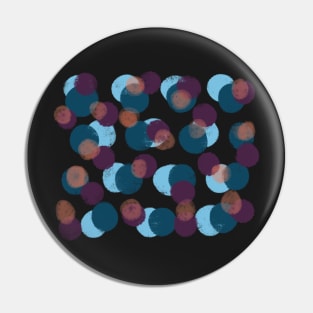 circles  pattern in blue and purple Pin