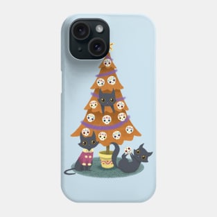 meowy christmas sugar skulls Phone Case