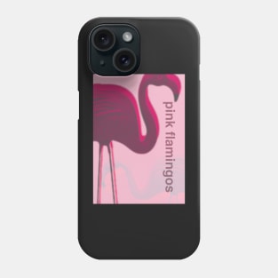 Pink Flamingos movie poster Phone Case