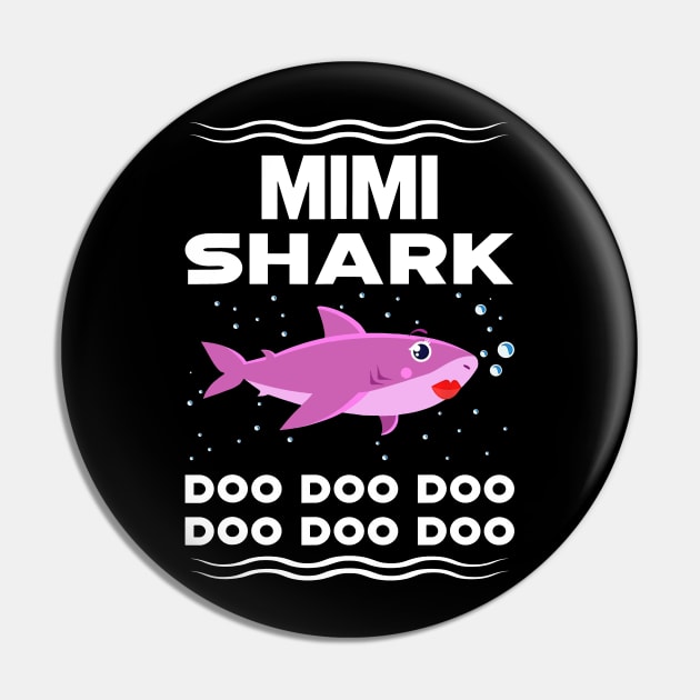 Mimi Shark T-Shirt Doo Doo Doo For Mother_s Day Pin by woodsqhn1