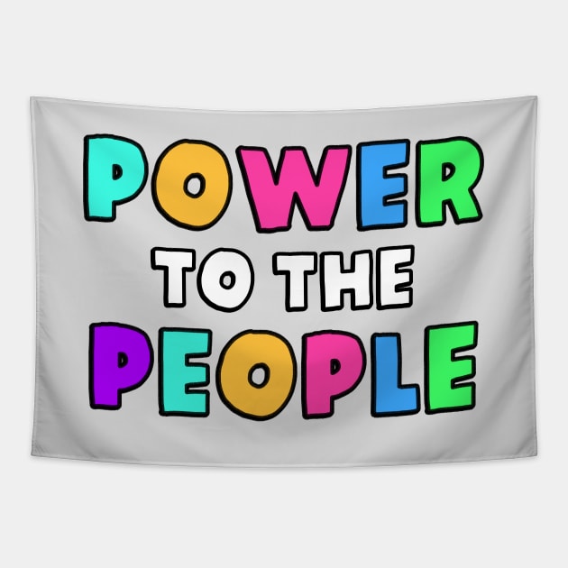 Power To The People Tapestry by Football from the Left