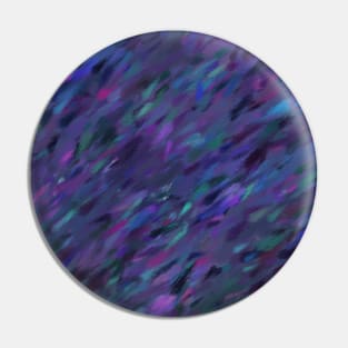 Blue, Purple and Green Abstract Pin