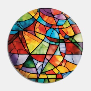 Stained Glass Pattern Pin