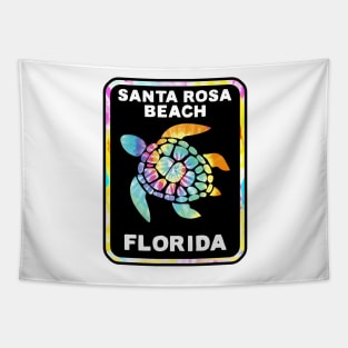 Santa Rosa Beach Florida Sea Turtle Sticker Tapestry