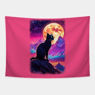 Cat Moon 02 Tapestry