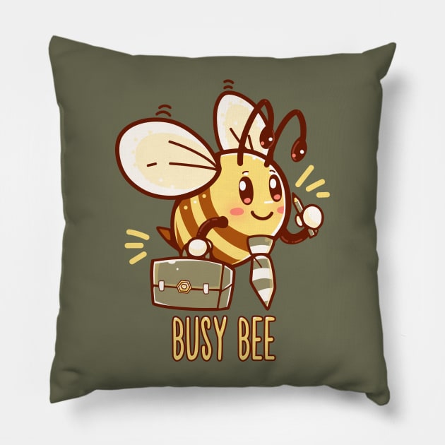 Busy Bee - Bee Busy Pillow by TechraNova