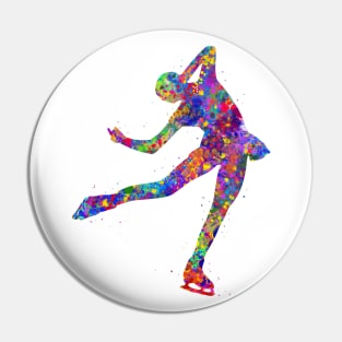 Ice skater Pin