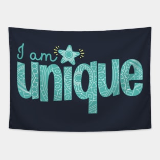 I Am Unique Tapestry