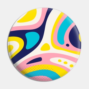 Liquid  Abstract Colors Pin