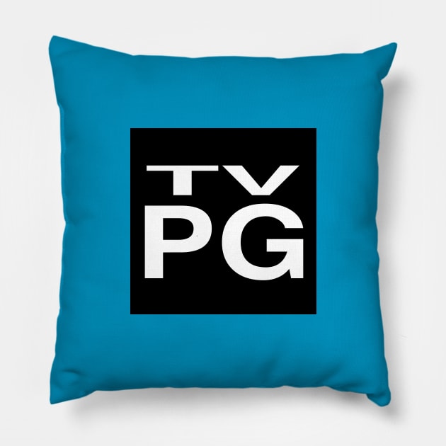 TV-PG Pillow by GloopTrekker