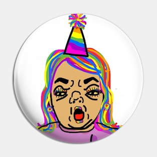 Ugly Baby Birthday Pin