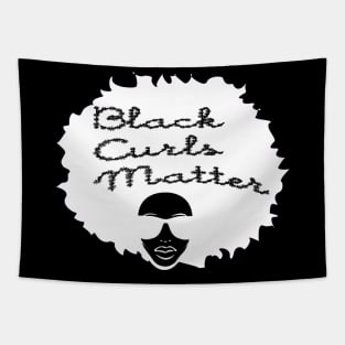 BLACK CURLS MATTER by AfreeKA -3 Tapestry