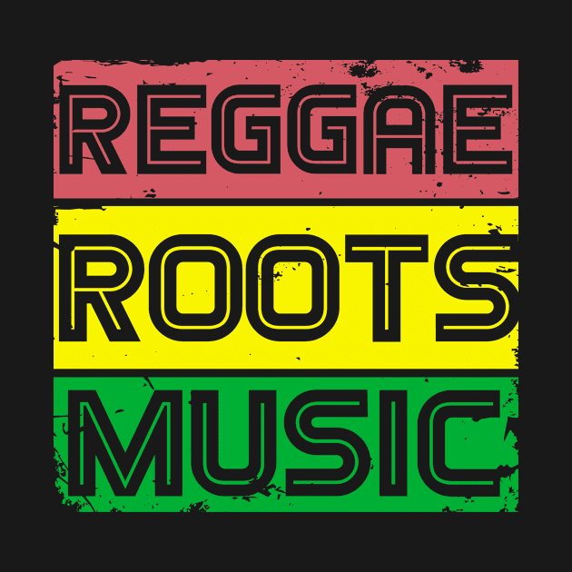 Reggae Roots Music Rasta Flag by dconciente