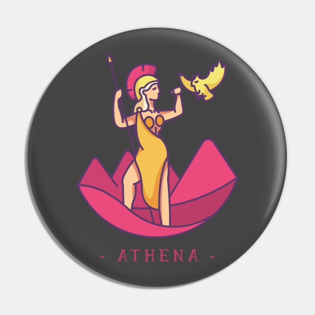 Athena Greek Mythology Pin by MimicGaming