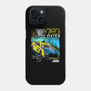 Ryan Blaney 2023 NASCAR Cup Series Champion Phone Case