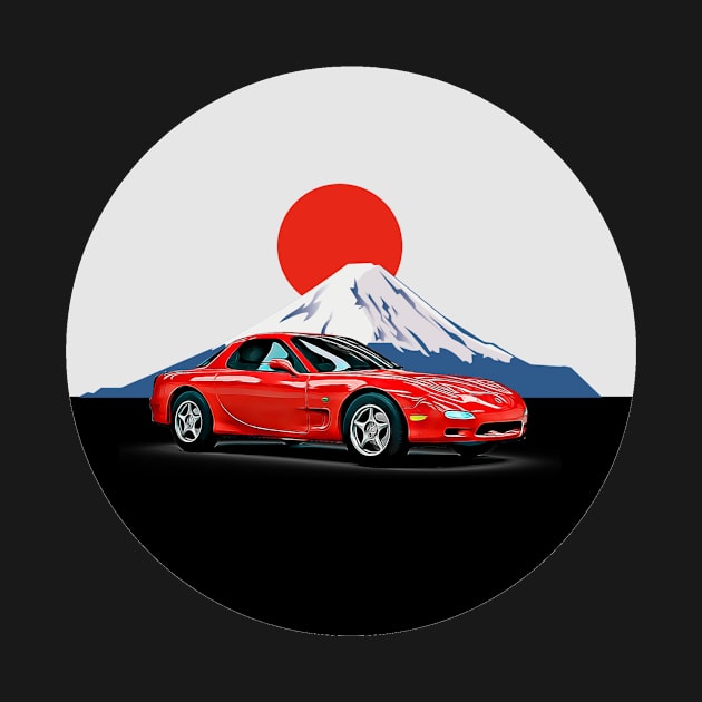 RX7 Japan Print by SynchroDesign