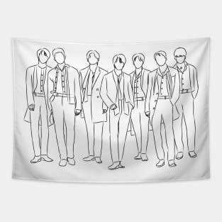 BTS Yet To Come Door Version Tapestry