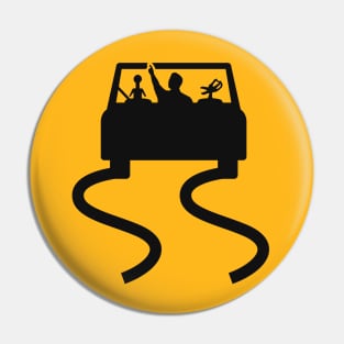 Driving With My Mind Pin