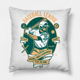 Baseball League Pillow