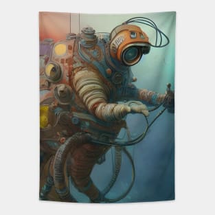 Water Bear Goes to Space Tapestry