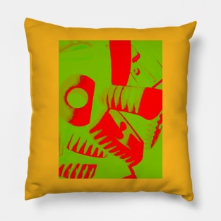 THE BEST RED AND GREEN ABSTRACT ART Pillow