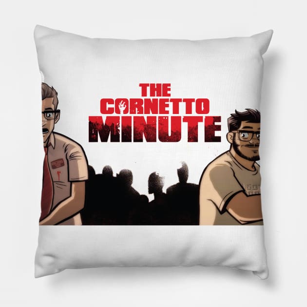 The Cornetto Minute - Season 1 Pillow by Dueling Genre