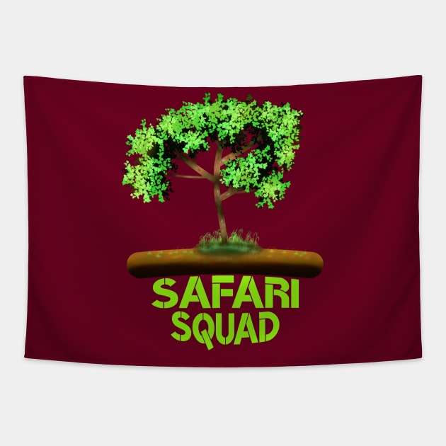 Safari Squad Tapestry by MoMido