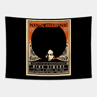 310BrandLA Nina Simone Poster Tapestry