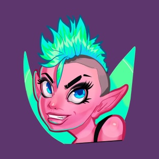 PIXIEGUTS logo | Punk Pixie Design T-Shirt