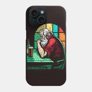 Santa in Bar Phone Case