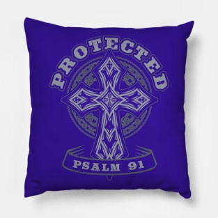 Protected Psalm 91 Soldiers Prayer Christian Gift Pillow