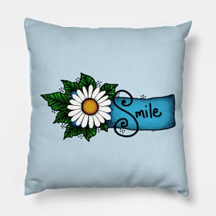 Daisy keep smiling Pillow