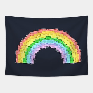 Stitched Rainbow Tapestry