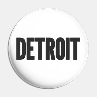 Detroit Dark Mode Pin