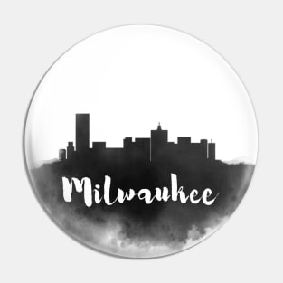 Milwaukee watercolor Pin