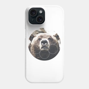 Big Bear Buddy Geometric Photography Phone Case