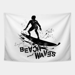 Beach Waves Tapestry