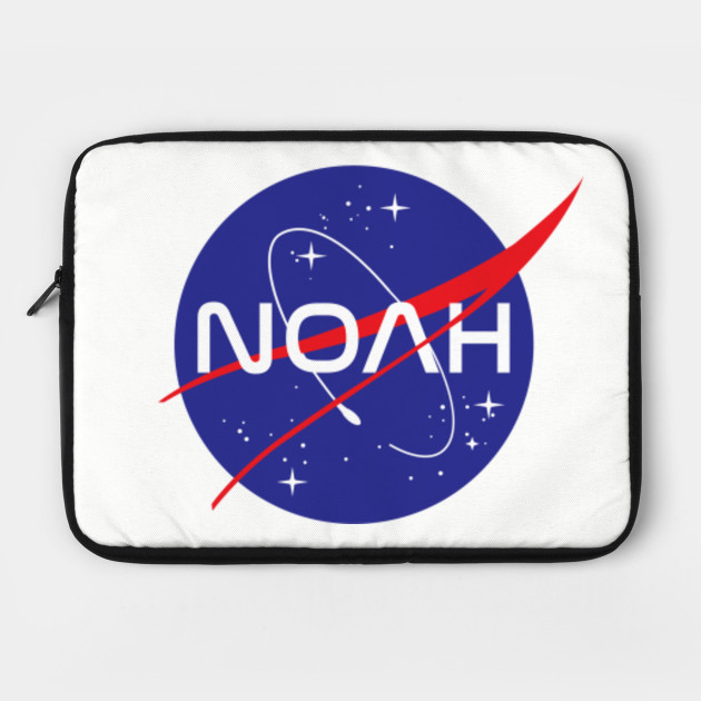 Noah On Nasa Logo Noah Name Laptop Case Teepublic The national aeronautics and space administration, famously shortened as nasa, is a shape, colors and font of the nasa logo: teepublic