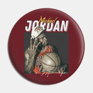 Michael Jordan Aesthetic Tribute 〶 Pin