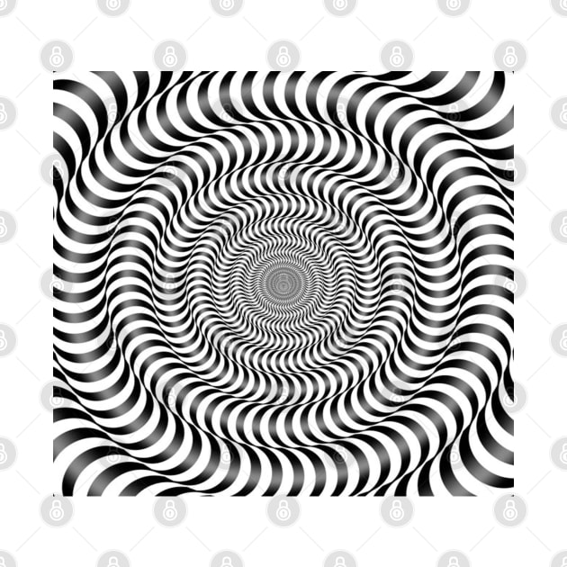 Optical Illusion Design Eye Trick by GreenGuyTeesStore