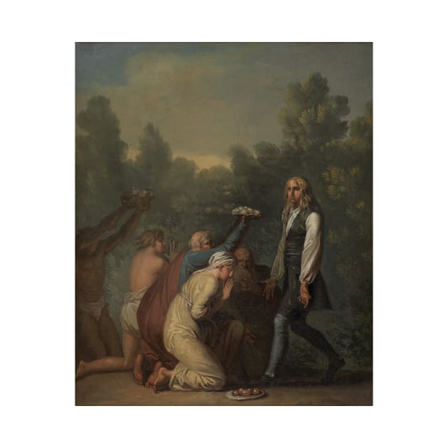 Niels Klim Receives the Homage of the Quamites by Nicolai Abildgaard by Classic Art Stall