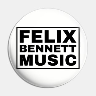 Felix Bennett Music - Square Logo Design Pin